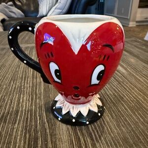 NWT Johanna Parker Ceramic Heart Valentines Mug